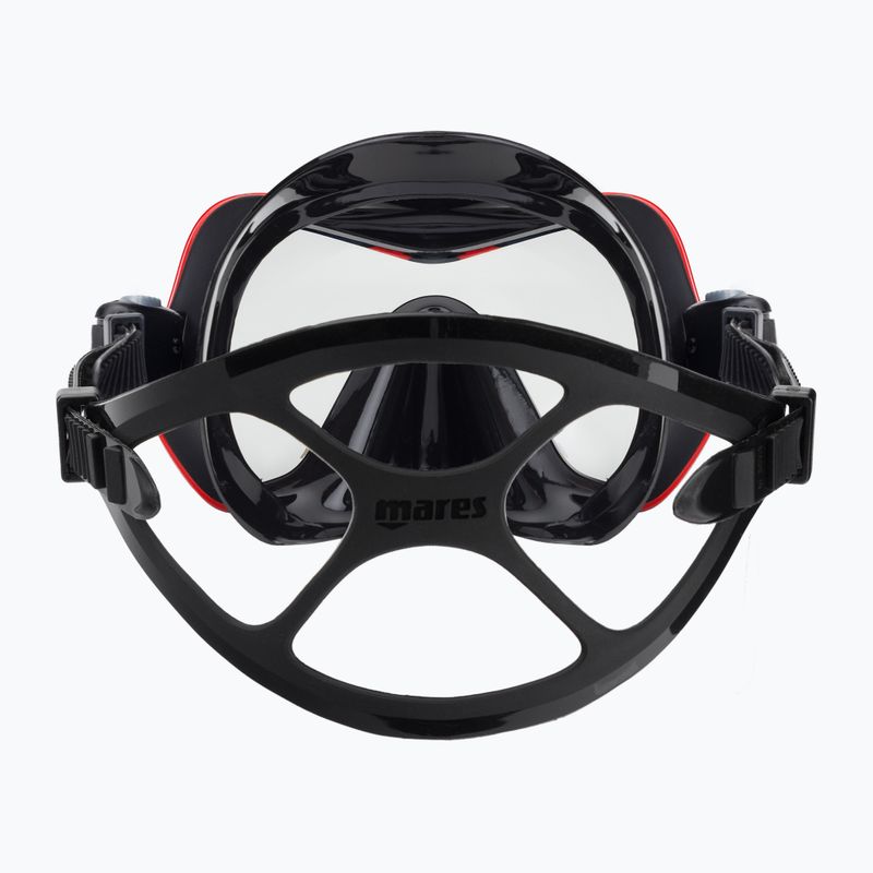 Mares One Vision nardymo kaukė juoda/raudona 411046 5