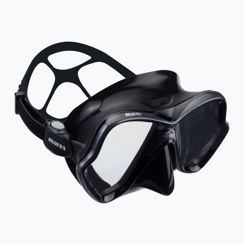 Mares X-Vision nardymo kaukė juoda 411053