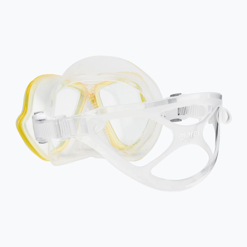 Mares X-Vision nardymo kaukė skaidri, geltona 411053 4