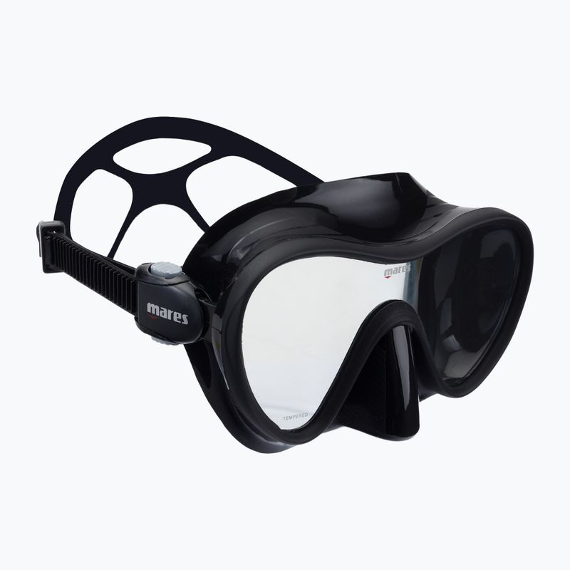 Mares Tropical nardymo kaukė juoda 411246