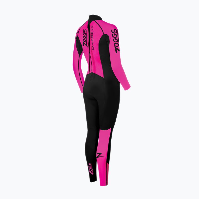 Moteriškos plaukimo putos Zoggs Ow Explorer Fs 3.2.2 mm black/pink 2