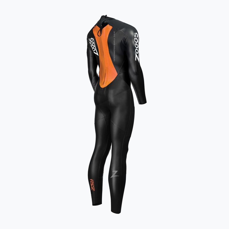 Moteriškos plaukimo putos Zoggs Ow Shell Fs 3.2.2 mm black/orange 2