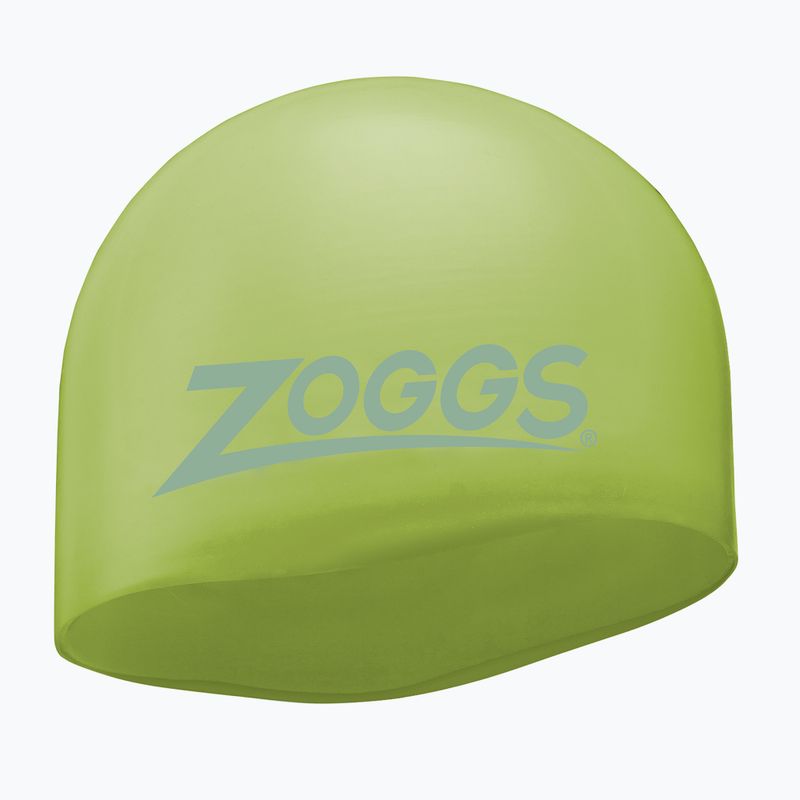 "Zoggs Ows" silikoninė obuolių žalia plaukimo kepurė