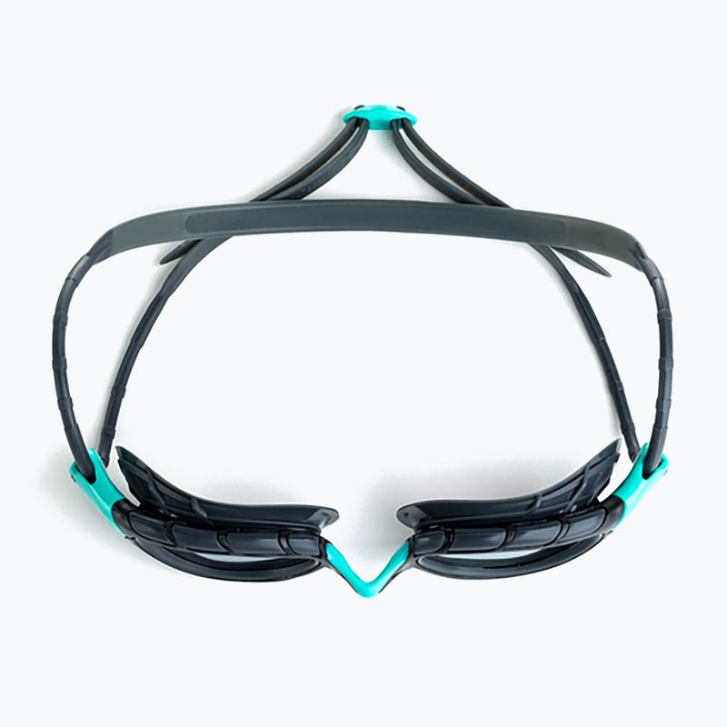 Plaukimo akiniai Zoggs Predator Titanium Reactor grey/ turquoise/ titanium reactor 3