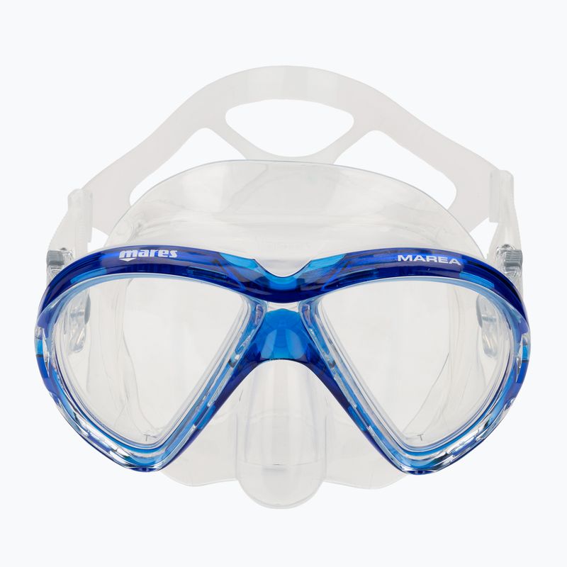 Nardymo kaukė Mares Marea blue reflex/clear 2