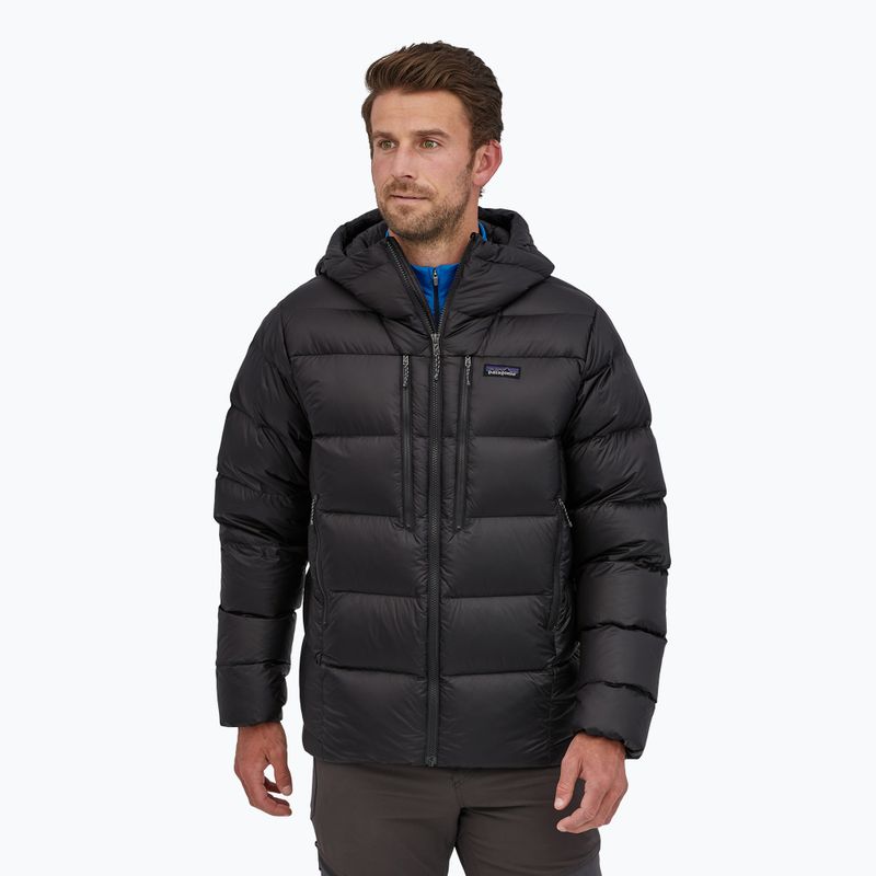 Vyriška pūsta striukė Patagonia Fitz Roy Down Hoody black