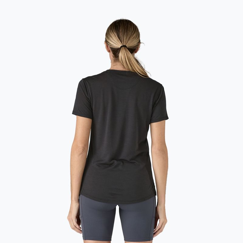 Moteriški marškinėliai Patagonia Cap Cool Merino Blend black 6