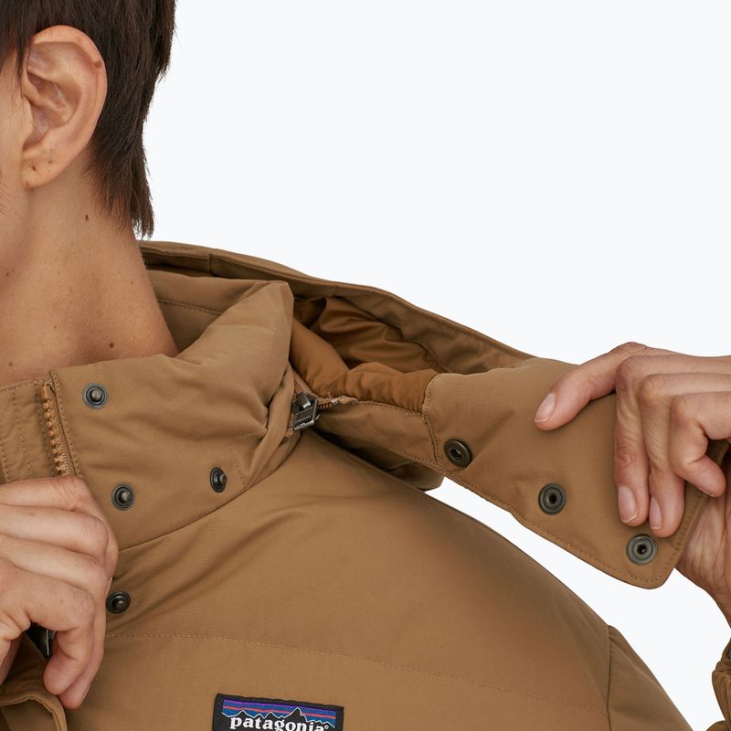 Moteriškas pūkinis paltas Patagonia Downdrift Parka nest brown 4