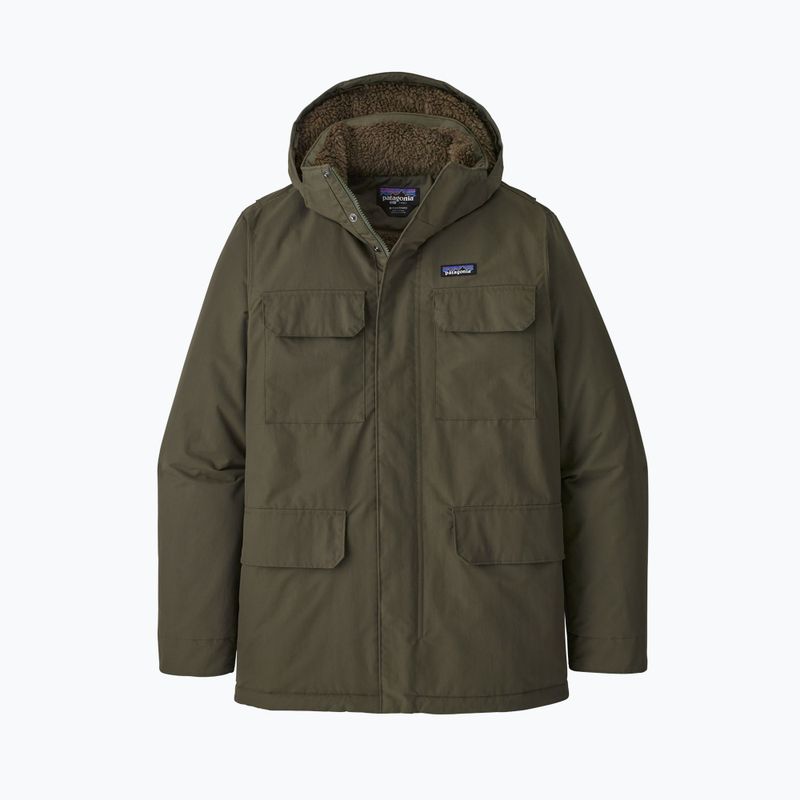 Vyriška apšiltinta striukė Patagonia Isthmus Parka basin green 9