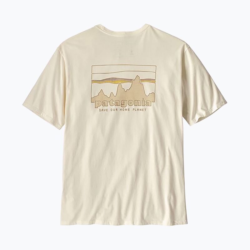 Patagonia vyriški marškinėliai '73 Skyline Organic berch white 5