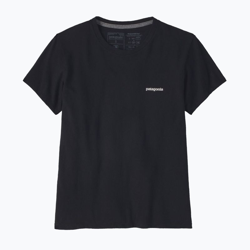 Moteriški marškinėliai Patagonia P-6 Logo Responsibili-Tee black 3