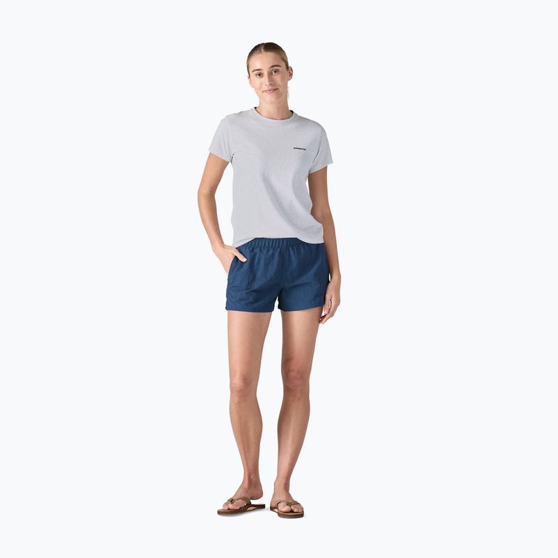 Moteriški žygio marškinėliai Patagonia P-6 Logo Responsibili-Tee white 2