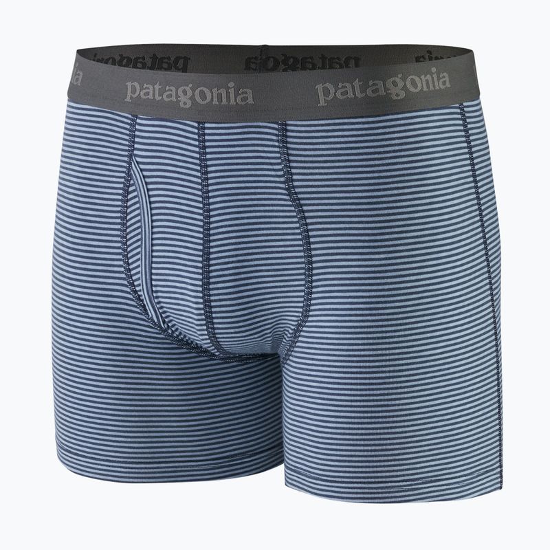 Vyriškos trumpikės Patagonia Essential Boxer Briefs 3" fathom stripe/new navy