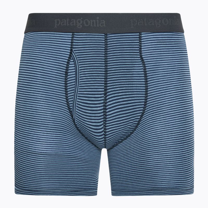 Vyriškos trumpikės Patagonia Essential Boxer Briefs 6" fathom stripe/new navy