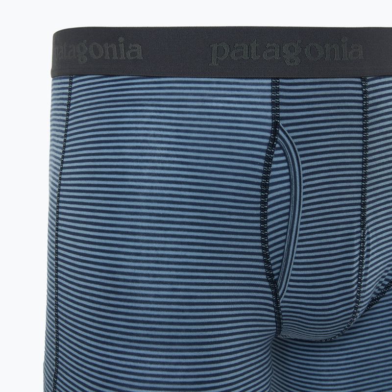 Vyriškos trumpikės Patagonia Essential Boxer Briefs 6" fathom stripe/new navy 3