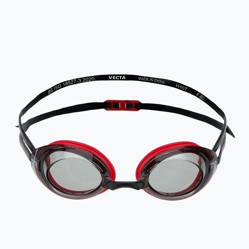 Plaukimo akiniai TYR Vecta Racing smoke/red/black 2
