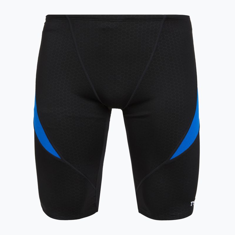 Vyrų plaukimo šortai TYR Durafast Elite Oceanid Jammer black/blue