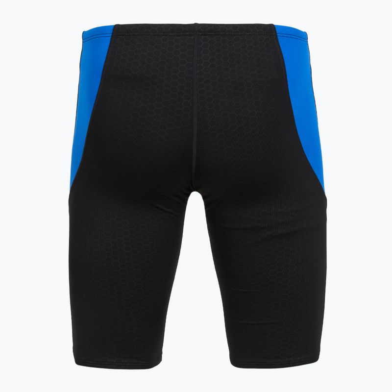 Vyrų plaukimo šortai TYR Durafast Elite Oceanid Jammer black/blue 2