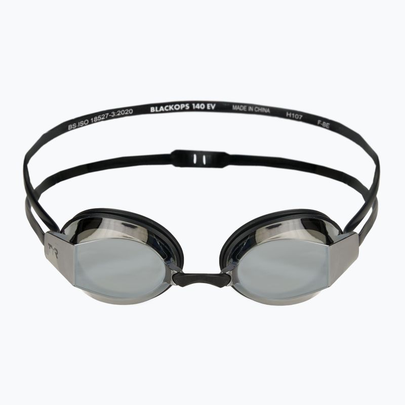 Plaukimo akiniai TYR Blackops 140 Ev Racing Mirrored silver/black/black 2