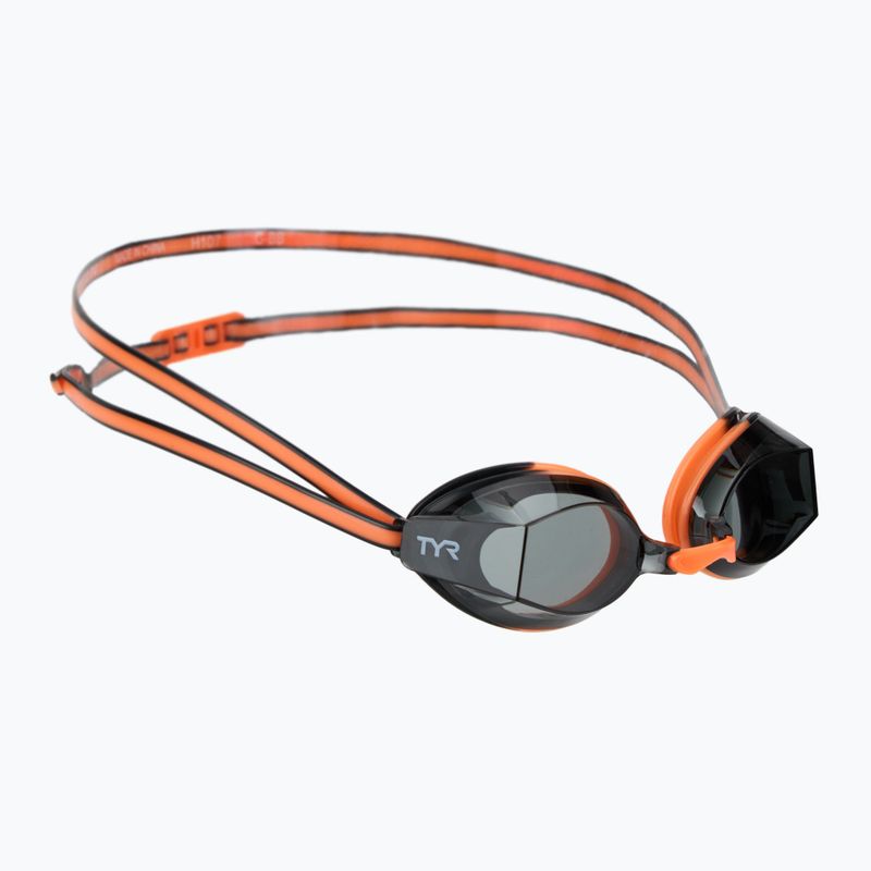 Vaikiški plaukmo akiniai TYR Blackops 140 Ev Racing smoke/orange/black