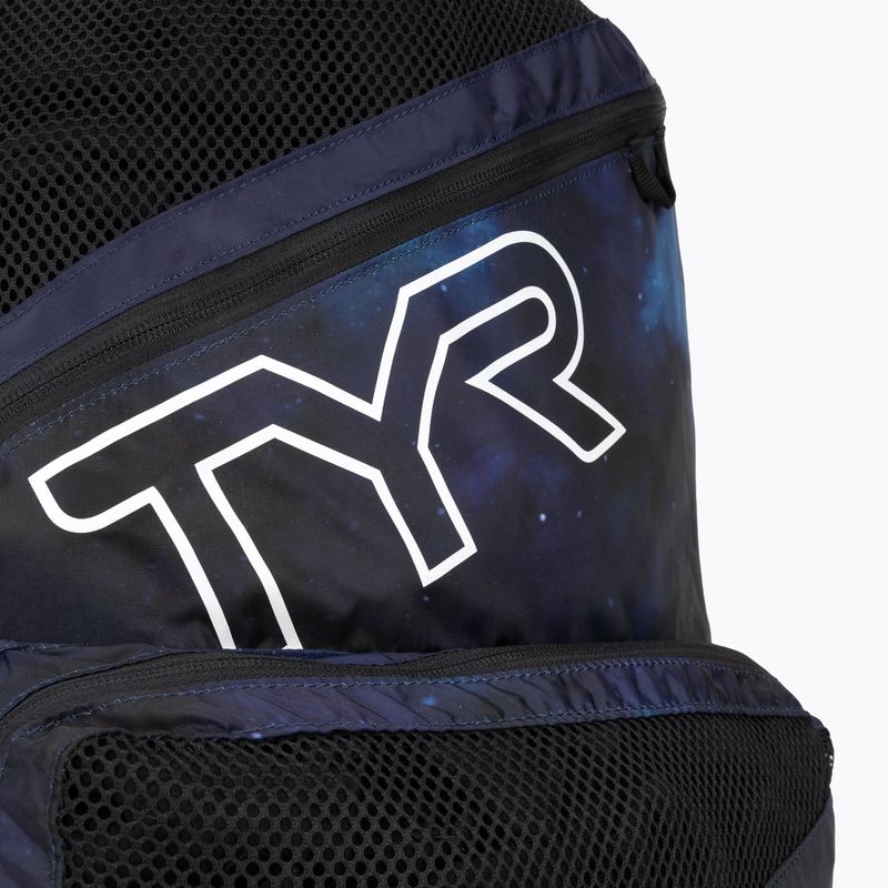 Plaukimo maišas TYR Elite Team Mesh 40 l blue/teal/green 4