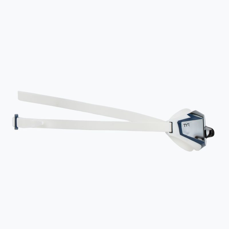 Plaukimo akiniai TYR Stealth-X Performance Mirrored silver/ white/ white 3
