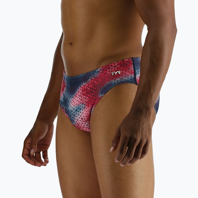 Vyriškos maudymosi kelnaitės TYR Starhex Racer red/multi 6