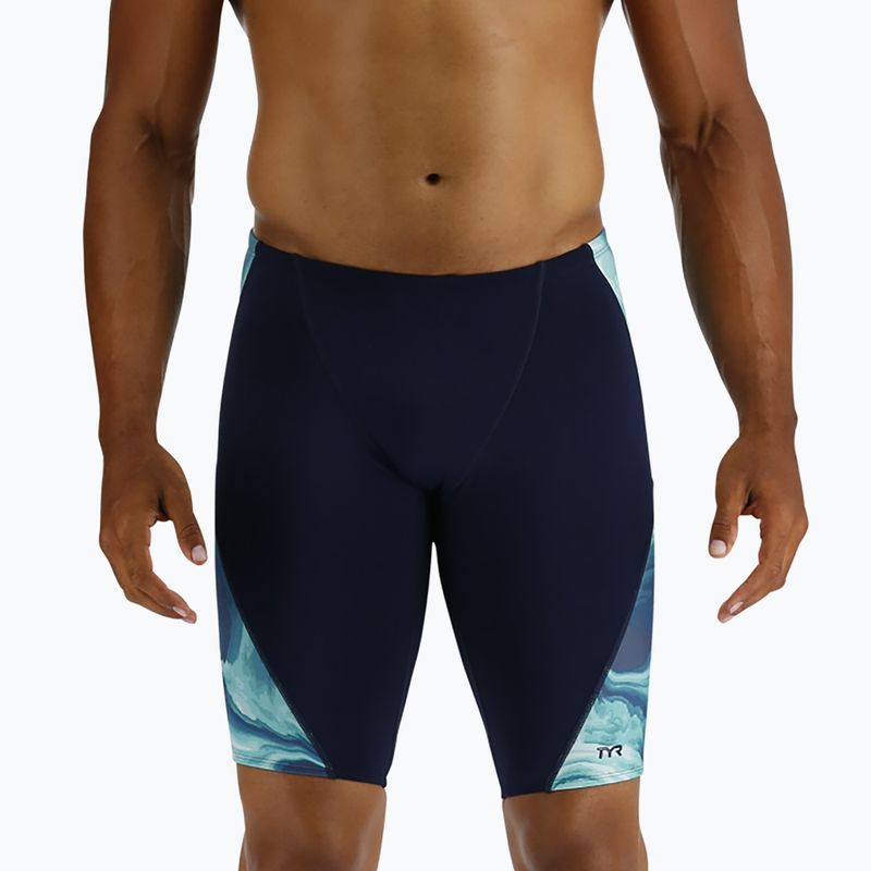 Vyriški maudymosi kostiumėliai TYR Mezio Blade teal/multi 4