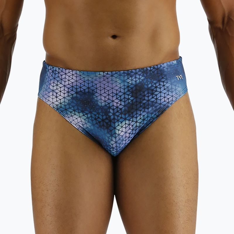 Vyriškos maudymosi kelnaitės TYR Starhex Racer blue ice