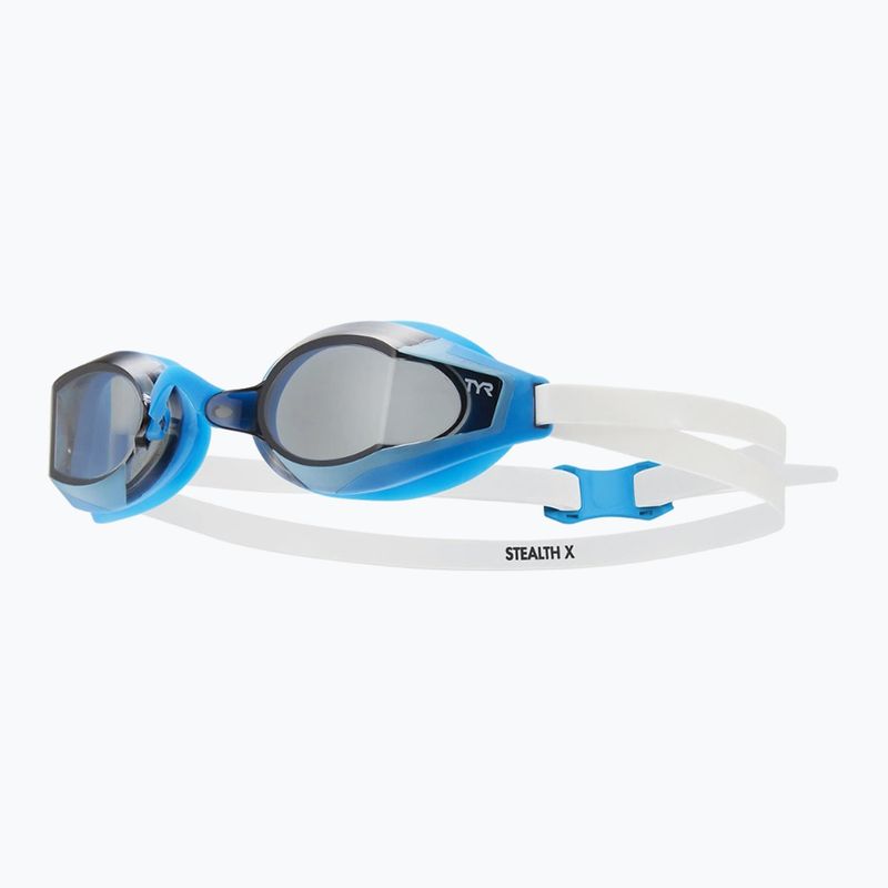 Plaukimo akiniai TYR Stealth-X Race smoke/white