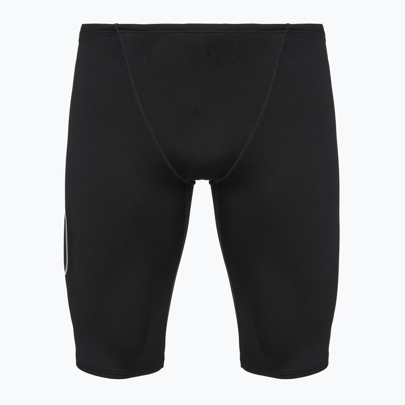 Vyriški plaukimo šortai TYR Soild Large Logo Jammer black 3