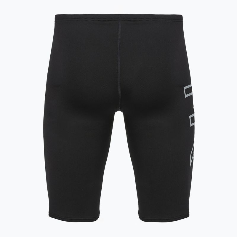 Vyriški plaukimo šortai TYR Soild Large Logo Jammer black 4