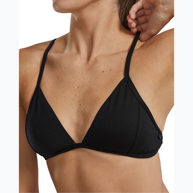 Maudymosi kostiumėlio viršus TYR Solid Triangle Tieback black 5