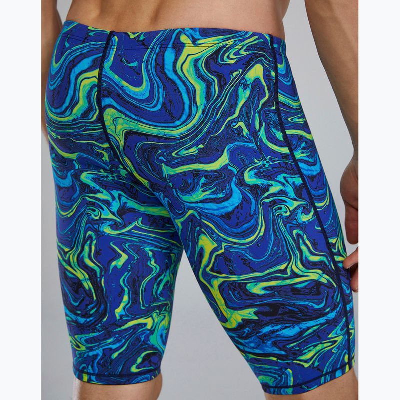 Vyriški plaukimo šortai TYR Thresher Jammer Hyperblitz blue/green 2