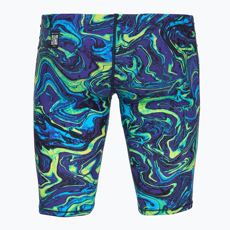 Vyriški plaukimo šortai TYR Thresher Jammer Hyperblitz blue/green 2