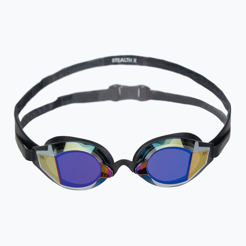 Plaukimo akiniai TYR Stealth-X Performance Mirrored purple/black 2