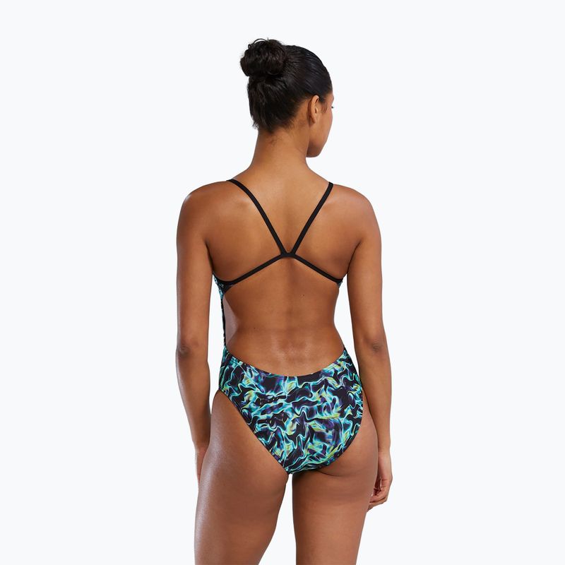 Moteriškas vientisas maudymosi kostiumėlis TYR Durafast Elite Energia Cutoutfit green 5