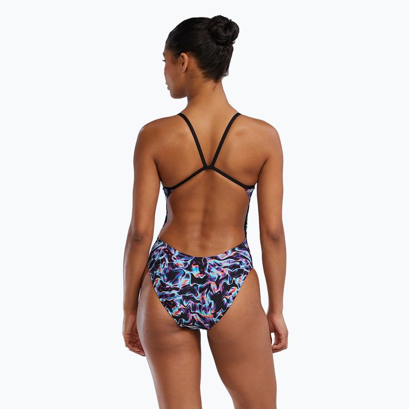 Moteriškas vientisas maudymosi kostiumėlis TYR Durafast Elite Energia Cutoutfit multicolor 5