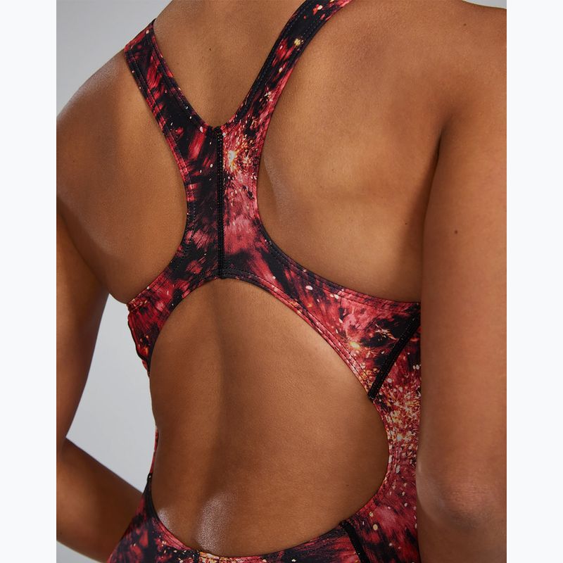 Moteriškas vientisas maudymosi kostiumėlis TYR Durafast Elite Radiant Flare Maxfit red 6