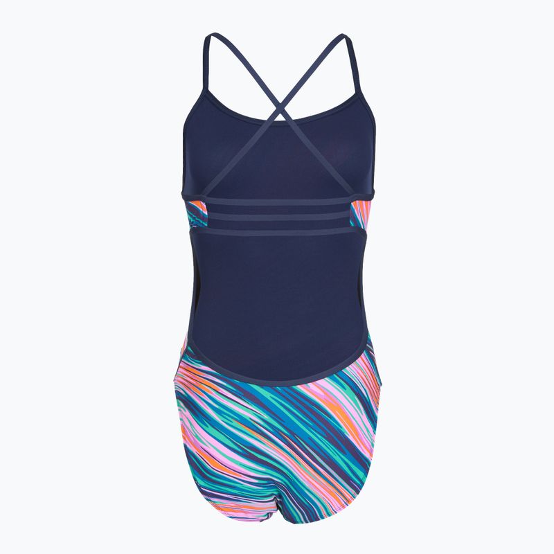 Moteriškas vientisas maudymosi kostiumėlis TYR Durafast Elite Riptidal Trinityfit pink/multi 2