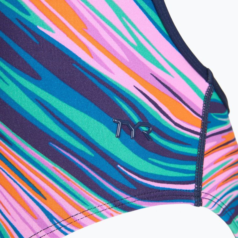 Moteriškas vientisas maudymosi kostiumėlis TYR Durafast Elite Riptidal Trinityfit pink/multi 3