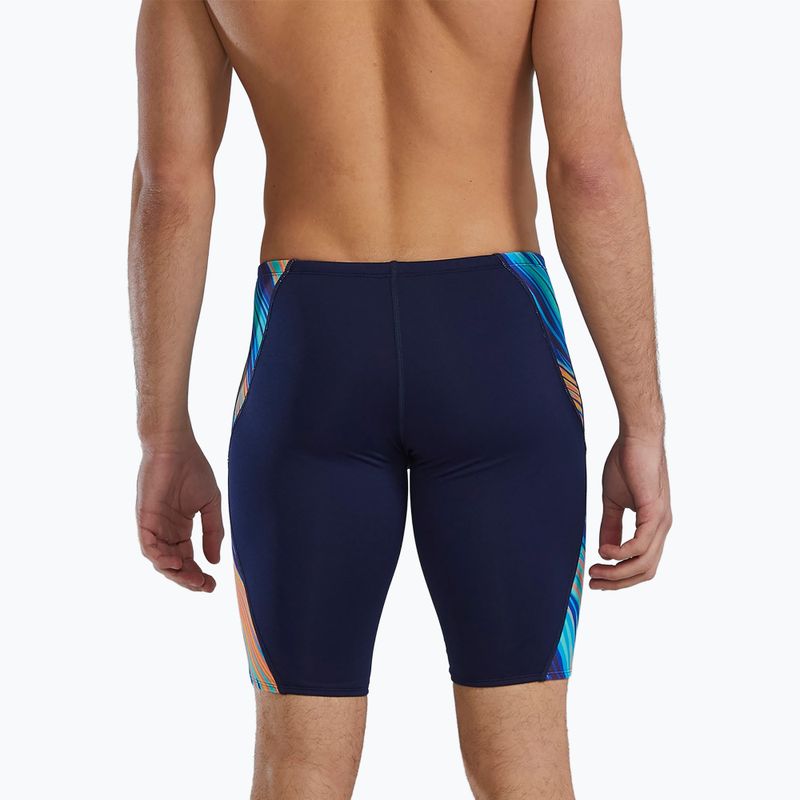 Vyriški plaukiojimo šortai TYR Durafast Elite Riptidal Jammer teal/orange 6
