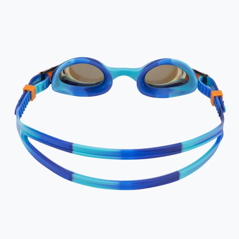 Vaikiški plaukimo akiniai TYR Swimple Tie Dye Mirrored blue / multi 4