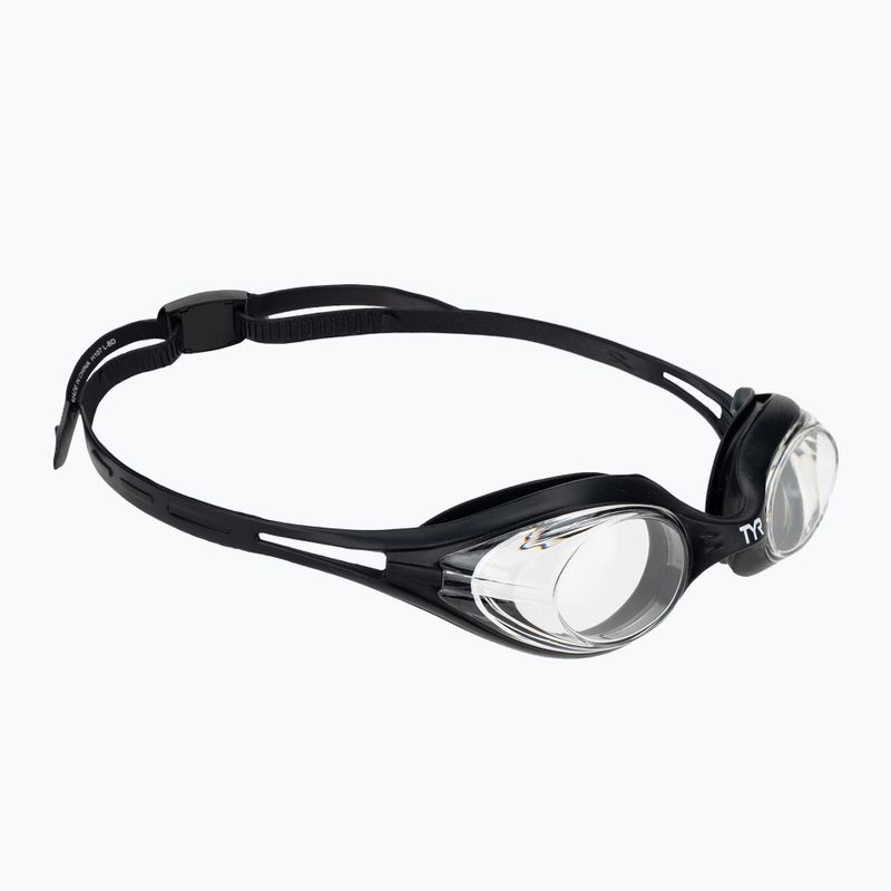 Vaikiški plaukimo akiniai TYR Hydra Flare black / cear black / clear