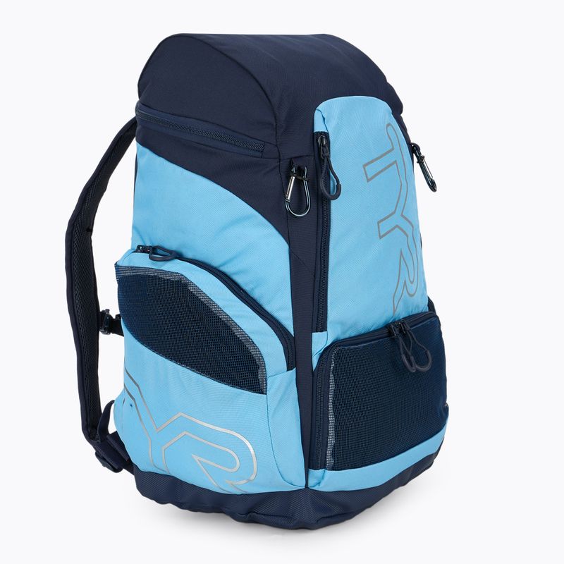 Plaukimo kuprinė TYR Alliance Team 45 l light blue/navy 2