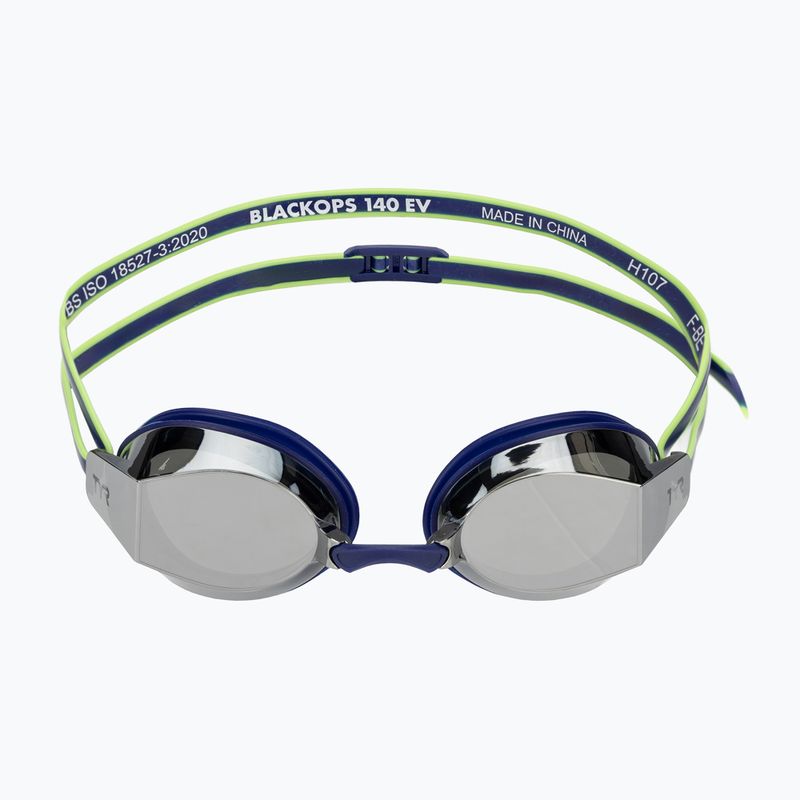Plaukimo akiniai TYR Blackops 140 Ev Racing Mirrorednavy/lime 2