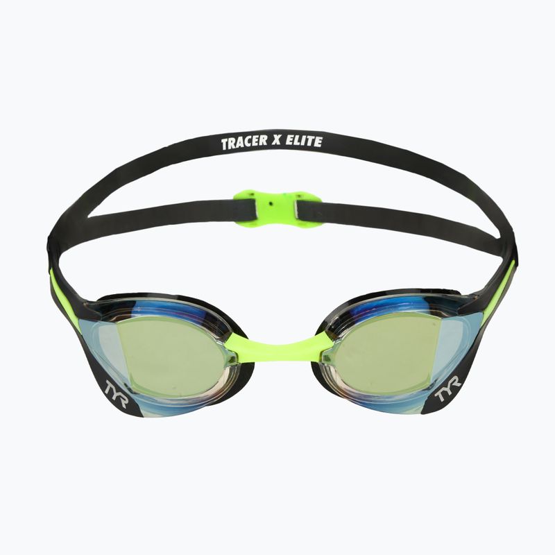 "TYR Tracer-X Elite Racing" veidrodiniai juodi/alyvos spalvos plaukimo akiniai 2
