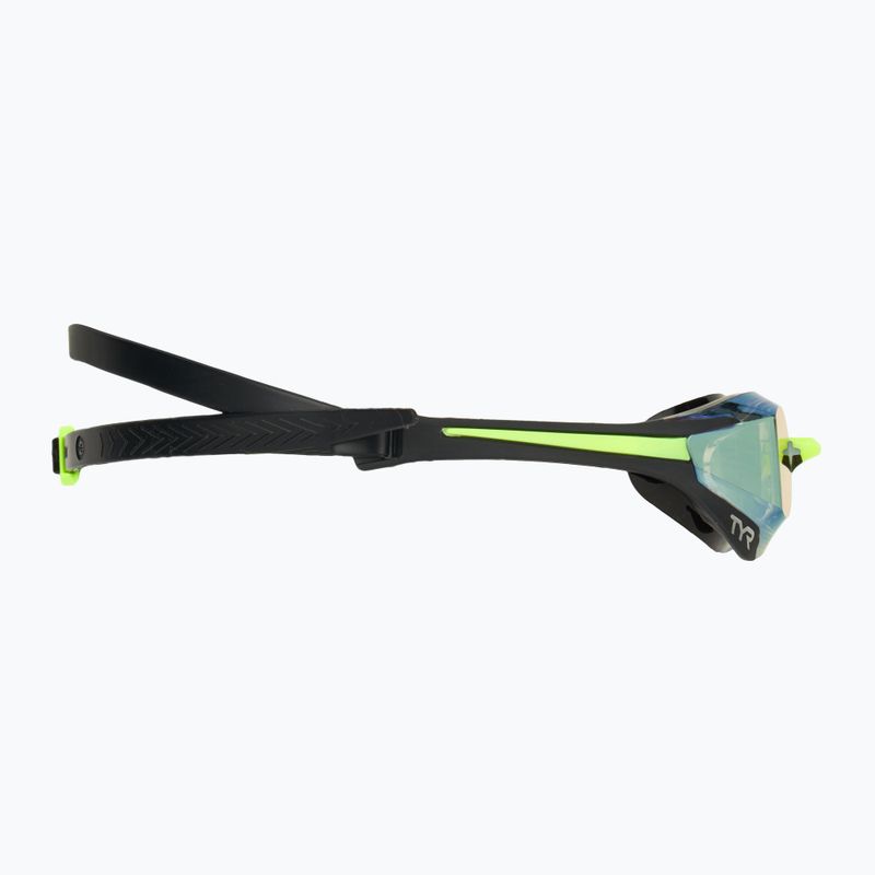 "TYR Tracer-X Elite Racing" veidrodiniai juodi/alyvos spalvos plaukimo akiniai 3