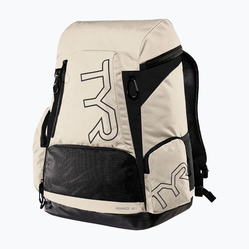 Plaukimo kuprinė TYR Alliance Team 45 l black / sand