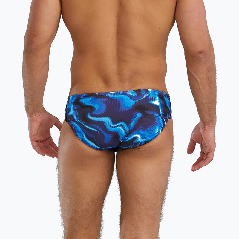 Vyriškos plaukimo glaudės TYR Durafast Elite Waveform Brief blue 2